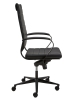 Design bureaustoel 601, hoge rug geheel zwart 62798