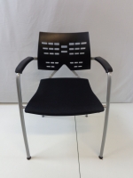 Bezoekersstoel Comforto zwart