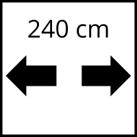 240 cm 