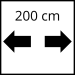 200 cm