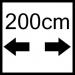 200cm