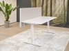 Akoestische voorzetwand t.b.v. enkele werkplekken rondom gestoffeerd (4 cm dik) 180x70 cm 71654