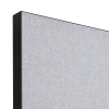 Akoestische tussenwand t.b.v. duo XFB3 met zwart (Z) aluminium kader (5 cm dik) 180x70 cm incl. magneet set zwart t.b.v. montage 71639