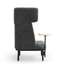 Canapé lounge acoustique 1 place avec option table 75271