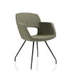 Vergaderstoel in bouclé stoffering 70407