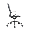 Design bureaustoel in mesh stoffering zwart 70428
