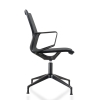 Design vergaderstoel in mesh zwart, zwart frame 70420