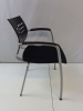 Bezoekersstoel Comforto zwart 55936
