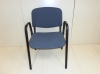 Bezoekersstoel ISO Grijs met armleuningen 57706