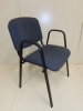 Bezoekersstoel ISO Grijs met armleuningen 57709