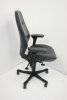 SUPERPROMO!! Ergonomische bureaustoel Kinnarps PLUS(6) in zwart leder (2e hands) 50460