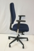Ergonomische bureaustoel Osmoz Typer 1 (Dauphine) donkerblauw 56539