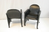 Clubzetels in zwart leder 56566