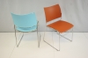 Design draadstoel Casala Curvy Oranje (2e hands) 57961