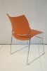 Design draadstoel Casala Curvy Oranje (2e hands) 57963