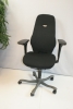 Refurbished ergonomische bureaustoel Kinnarps PLUS(6) zwart  58380