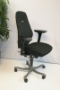 Refurbished ergonomische bureaustoel Kinnarps PLUS(6) zwart  58381