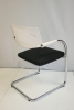 Bezoekersstoel Vitra Visavis Zwart-Wit 59117