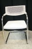 Bezoekersstoel Vitra Visavis Wit leder (2e hands) 59222