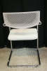 Bezoekersstoel Vitra Visavis Wit leder (2e hands) 59227