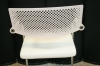 Bezoekersstoel Vitra Visavis Wit leder (2e hands) 59228