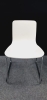 Design bezoekersstoel Vitra HAL Wit (2e hands) 67526