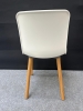 Design bezoekersstoel Vitra HAL R Wood (2e hands) 71566