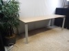 Design bureau/vergadertafel BULO H2O 2200 x 800 esdoorn 60003