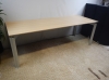 Design bureau/vergadertafel BULO H2O 2200 x 800 esdoorn 60004