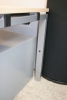 Bureau Grahl 2000 x 800 alu-ahorn met ladenblok 62584