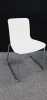 Design bezoekersstoel Vitra HAL Wit (2e hands) 67527