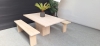 Kantine set in lichte Eik (2e hands) 70170
