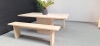 Kantine set in lichte Eik (2e hands) 70172