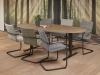 Vergadertafel Tendenz 220X110cm Ellips 61906