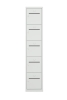5 deurs lockerkast (195x40x50 cm) 78755