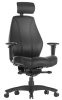 Raptor heavy duty 24uurs bureaustoel leder 75519