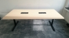 Zit/sta werk/vergadertafel BENE 2200 x 1100 78011