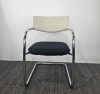 Bezoekersstoel Vitra Visavis Zwart-Wit (2e hands)) 76072