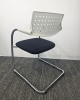 Bezoekersstoel Vitra Visavis Zwart-Wit (2e hands)) 76076