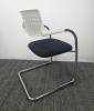 Bezoekersstoel Vitra Visavis Zwart-Wit (2e hands)) 76078