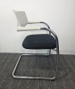 Bezoekersstoel Vitra Visavis Zwart-Wit (2e hands)) 76079