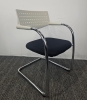 Bezoekersstoel Vitra Visavis Zwart-Wit (2e hands)) 76080