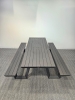 Eettafel met banken - kantine buitenset 78119