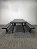 Eettafel met banken - kantine buitenset 78122