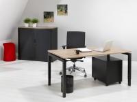 Bureautafel 4Q-Black 160x80cm