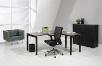 L-Bureau 4Q-Black 180/80 x 160/60cm