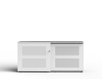 Akoestische schuifdeurkast 82 cm hoog (2 OH)