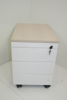 Ladenblok Ahrend wit met 3 lades (2e hands)
