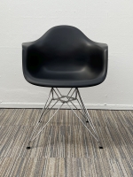 Vitra Eames DAR Plastic Chair Black