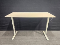 Bureau assis-debout réglable par manivelle Ergonice